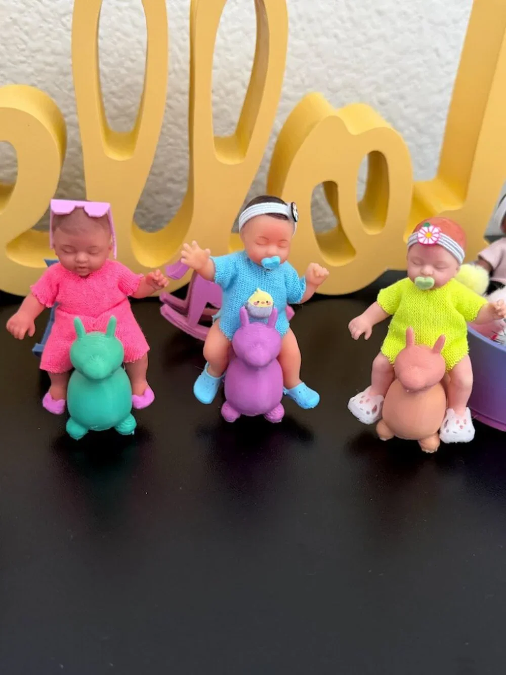 Mini Bouncy Dog Toy | 3D Printed Dollhouse Accessory for 2.5 Inch Dolls